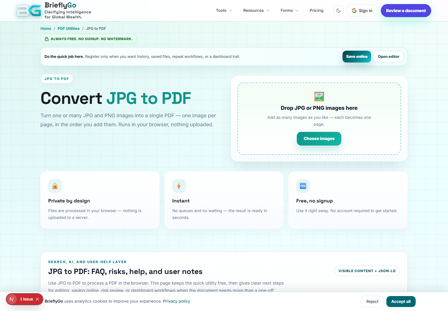JPG to PDF