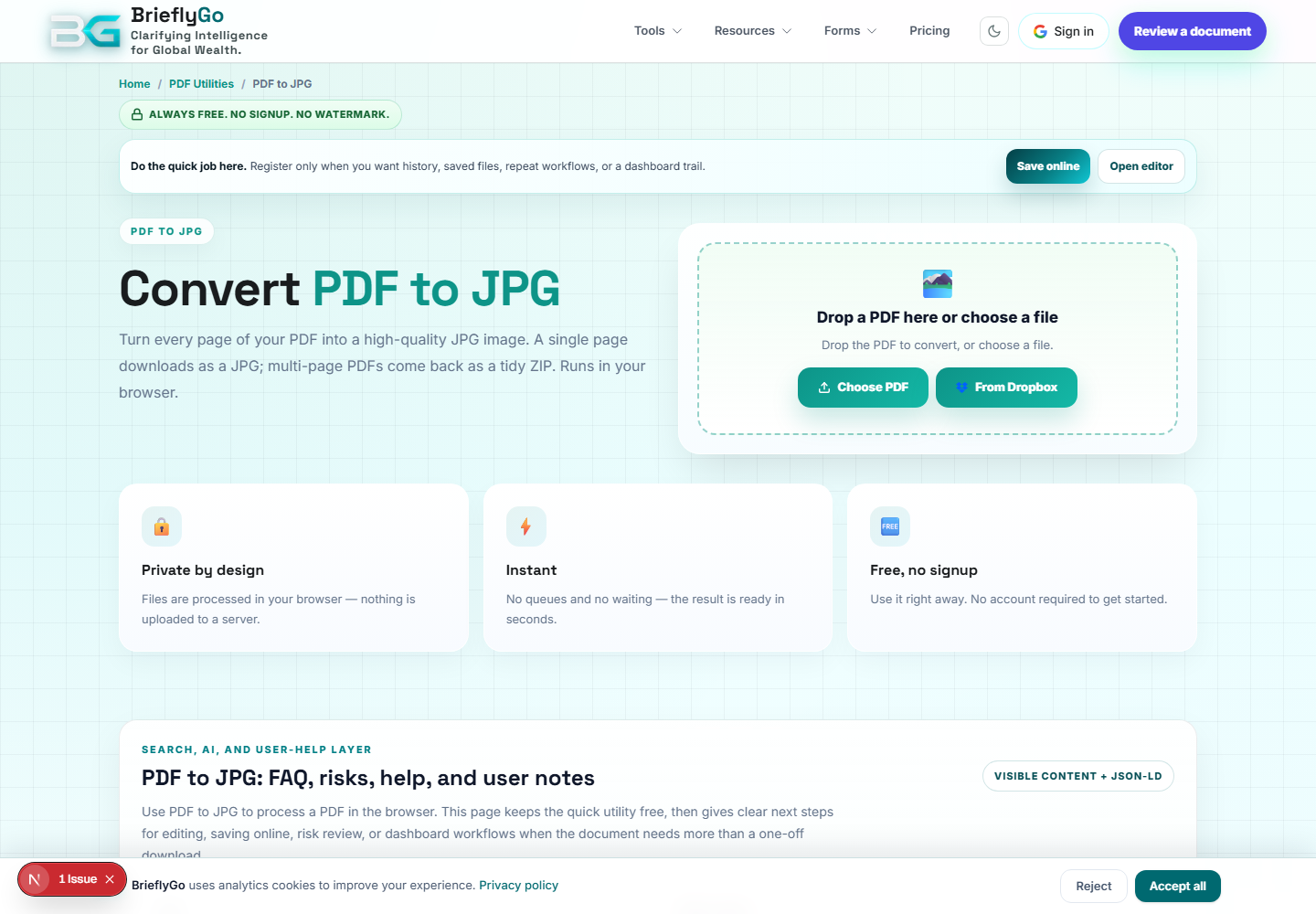 PDF to JPG