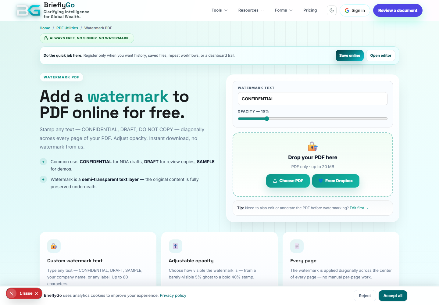 Watermark PDF